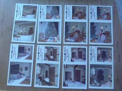 FOUND PHOTOS - 1967 Christmas ''Snap-pack'' style twin prints - 8 each