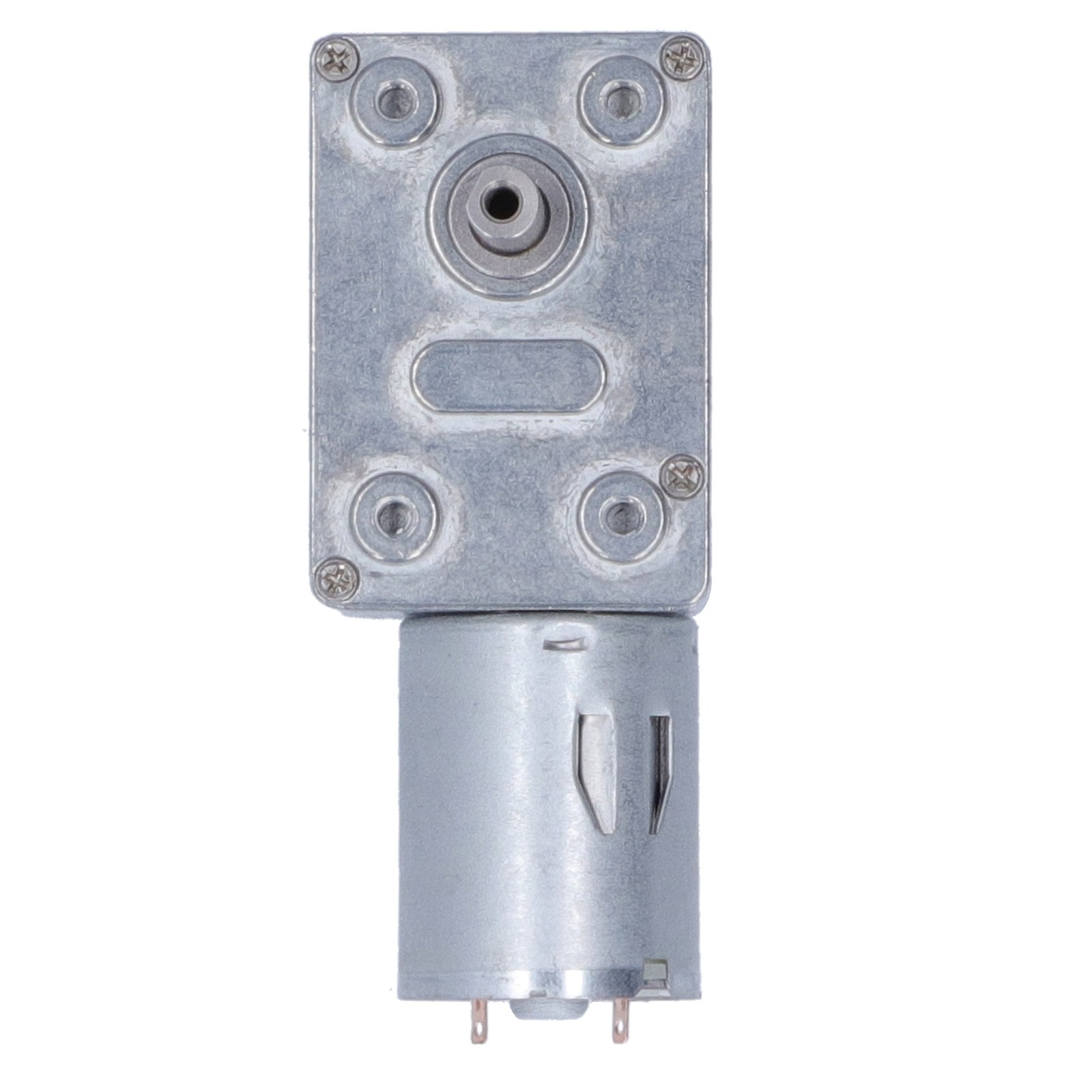 DC 24V Worm Gear Motor With Speed Governor High Torsion Speed Reduction