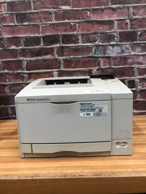 HP LaserJet 5M Monochrome Network Laser Printer - Tested Working B&W