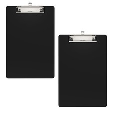 2 Pack A5 Small Plastic Clipboards for Classroom Office School, 6x9 Inch