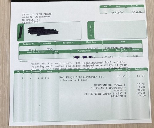 Stanleytown 1997 Purchased With Original Receipt - Bild 5 von 5