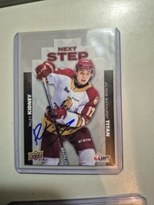 Riley Kidney Signed Upper Deck CHL Next Step Signature Auto Autograph Rocket Rc