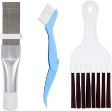 3 Pcs Air Conditioner Condenser Fin Comb Cleaner Kit, Ac Coil White 