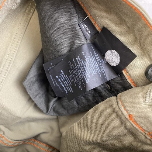 G Star Raw 27x34 Green Moto Zip Pocket Slim Mens Cargo Pants - Picture 5 of 9