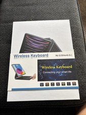Wireless Keyboard Folio Case, Black, Touch, Long Lasting Battery