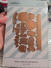 Spellbinders Small Die Of The Month July 19 Besties Forever Dog Cat