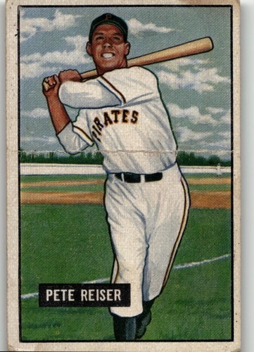 Pete Reiser #238 1951 Bowman card