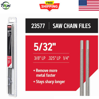 Oregon Premium 5/32-in Chainsaw Sharpening Files (2-Pack)