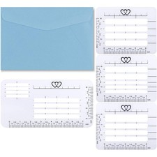 4 Style Envelope Addressing Guide Address Stencil Templates Ruler Straight Guide