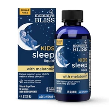 Mommy's Bliss Kids Sleep Liquid with Melatonin & Calming Herbs | Supports The...