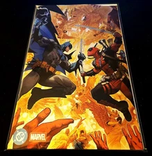 Batman Deadpool #1 Cvr T Dan Mora Foil Variant (DC, 2025) NM