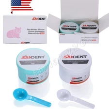 Dental Putty Regular Set PVS VPS Impression Material Mint Base 2 x 400 ml