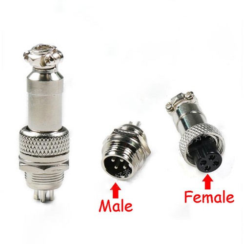 Aviation Plug GX16 2 Pin 3 Pin Male Female 16mm Panel Metal Cable Connector Flux - Picture 4 of 14