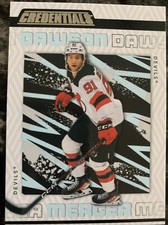Dawson Mercer   2023-24 Credentials Hockey Ice Blue #55