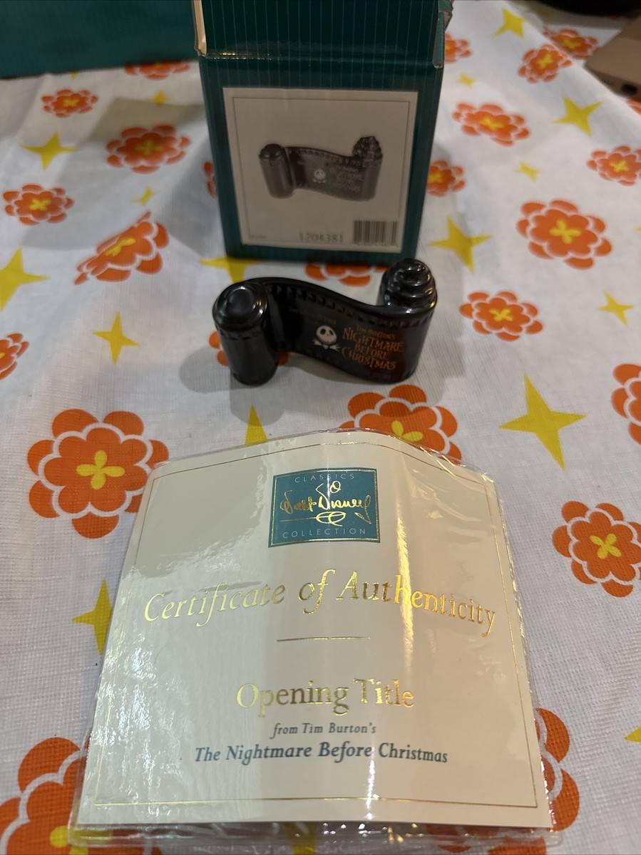 WDCC Disney Classics Collection The Nightmare Before Xmas Opening