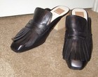 NEW $140 Dolce Vita "Katina" Mules Black Dressy shoes w/Fringe detail sz 8-8.5 — photo 5