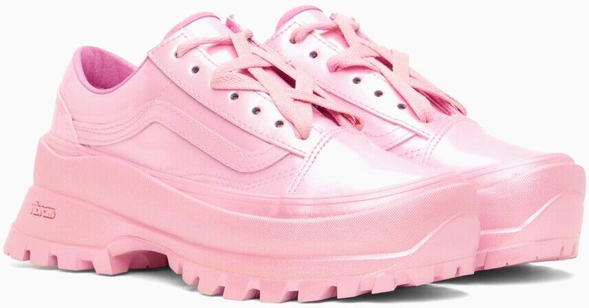 スニーカー VANS Woman Sneakers Blush Pink VN000D6W E2V1 VANS x Collina Strada Vibram Sneaker Patent Leather Pink