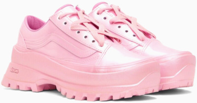 【PORTERNA】Road Platform Sneakers VANS x Collina Strada Vibram Sneaker Patent Leather Pink