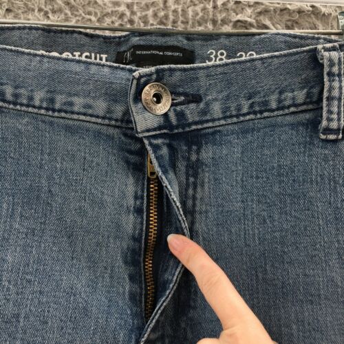 INC International Concept Modern Bootcut Jeans Mens 38x32 (actual 40x32) Blue - Picture 3 of 23