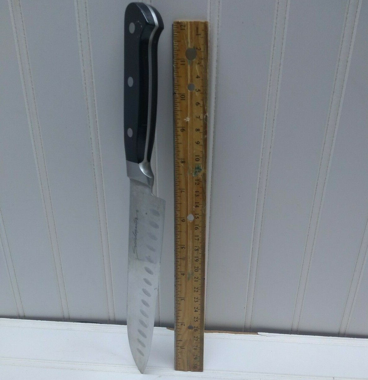 Saladmaster Cutlery Kitchen Knives Set Wooden Knife Storage Block Unity