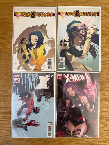 X-MEN UNLIMITED 47 49 50 New Mutants 1 4 Joshua Middleton LOTTO Marvel 2003 W92 - Foto 3 di 3