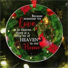 Memorial Christmas Ornament - Sympathy Gift for Loss of Loved One