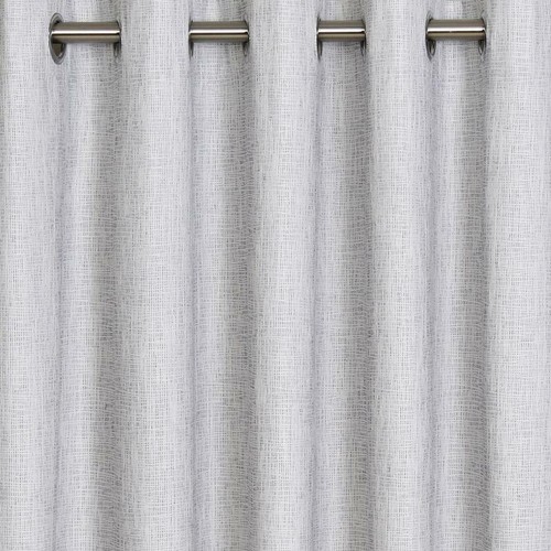 Textured Plain Blockout Curtain Phoenix Eyelet Curtain Panel Drape Bedroom - Picture 17 of 21