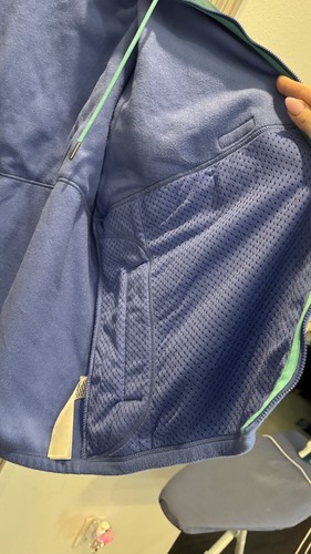 Patagonia Microdini Zip Hoody Fleecejacke, Pink Grün Blau, Damen XXL - Bild 8 von 14