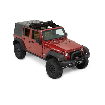 Bestop 52453-17 Black Twill Sunrider Top for Hardtop for 07-18 Jeep Wrangler JK