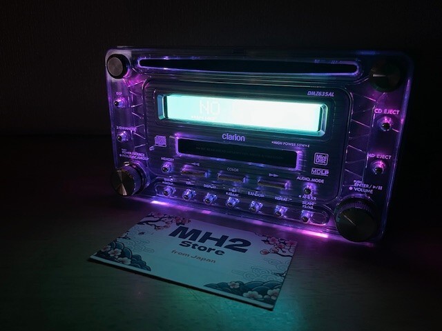 Clarion ADDZEST DMZ635 2DIN Car Audio CD MD Player Operation