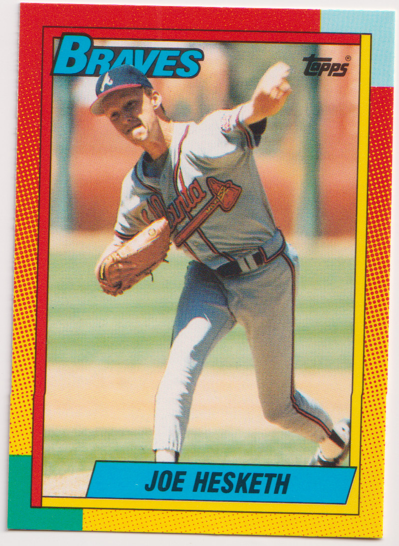 1990 Topps Traded #40T Joe Hesketh Atlanta Braves