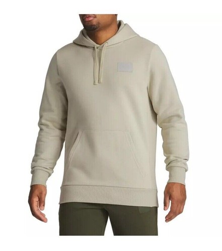 PUMA Men's Fleece Hoodie, Beige, Size L