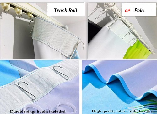 Newspaper Information 3D Blockout Photo Print Curtain Fabric Curtains Window - Imagen 6 de 10