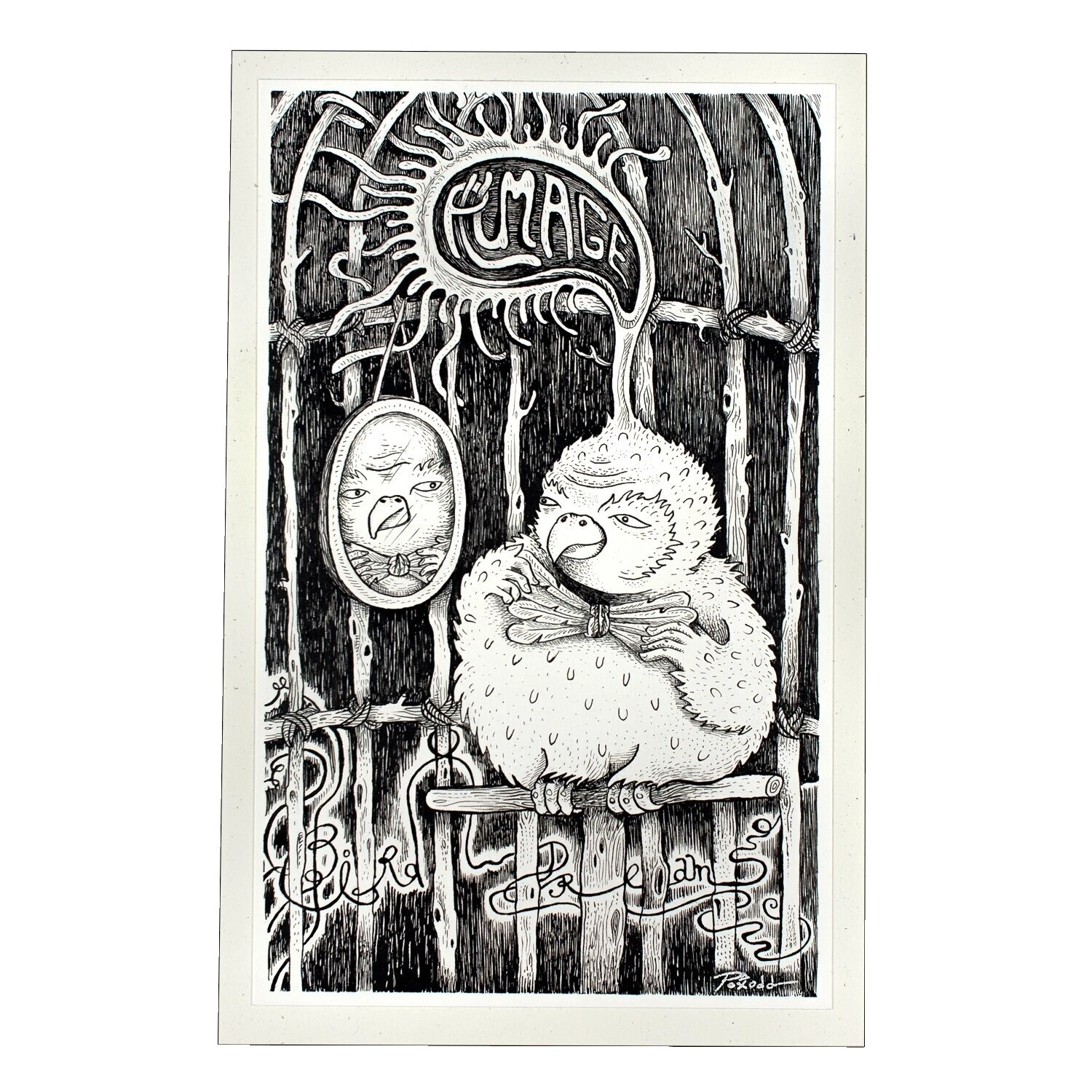 Dibujos de arte Pájaros Arte marginal