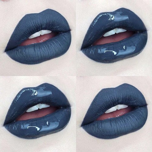 Kat Von D Smoke & Mirrors Grayscale Vegan Everlasting Mini Liquid Lip Duo NIB - Picture 2 of 3