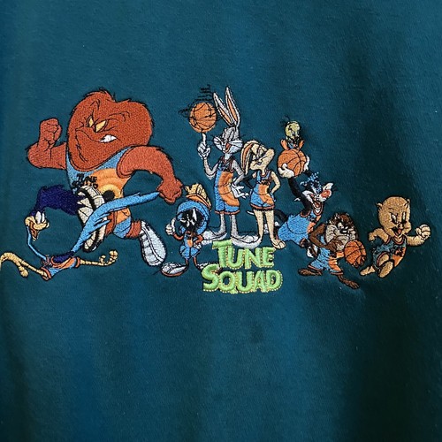 Space Jam Looney Tunes Embroidered Cropped Sweater Forever 21 Women’s Size 3X - Picture 4 of 8