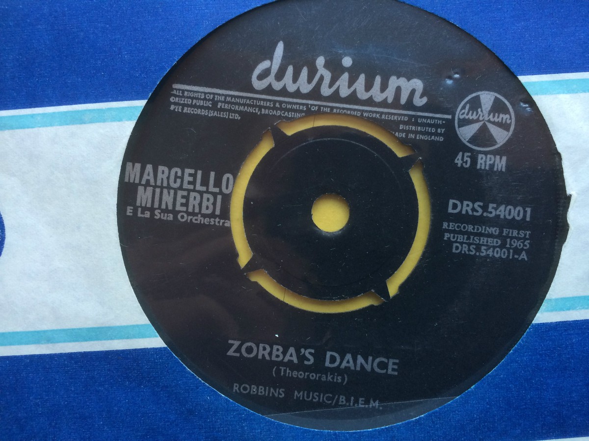 Marcello Minerbi - Zorba's Dance / L'Isola Del Sole, Durium DRS
