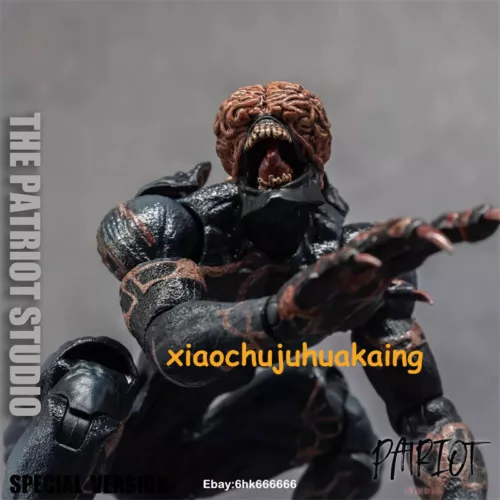 The Patriot Studio 1/12 Resident Evil Black Evolver Licker Action Figure Toy 6" - Picture 8 of 18