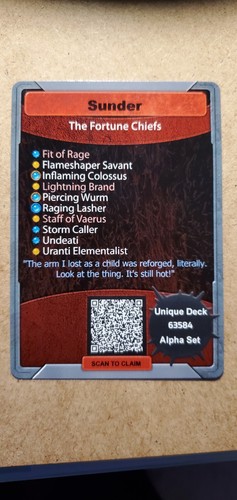 SolForge Fusion Choose one (1) half decks first edition tokens claimed physical! - Picture 15 of 21
