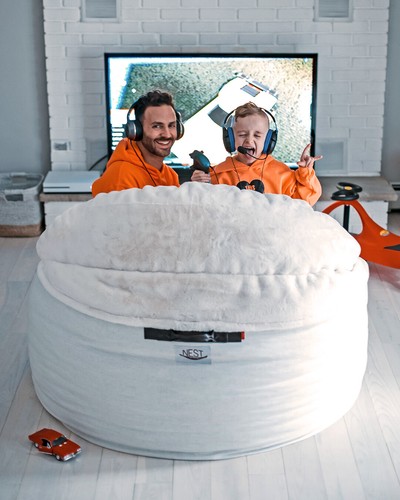 CordaRoy's Bean Bag King Size Nest Bunny Fur - Picture 15 of 15