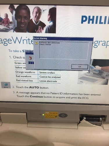 Used PHILIPS Pagewriter Touch EKG ECG Machine 860284 See Listing - Picture 3 of 12