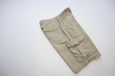 Vintage Levis Cargo Shorts Loose Khaki Chino Baggy Beige Mens Size 33
