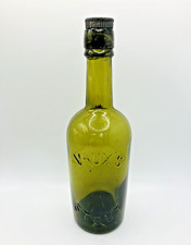 Antique Vaux Green Stout Bottle With Matching Vaux Bottle Top