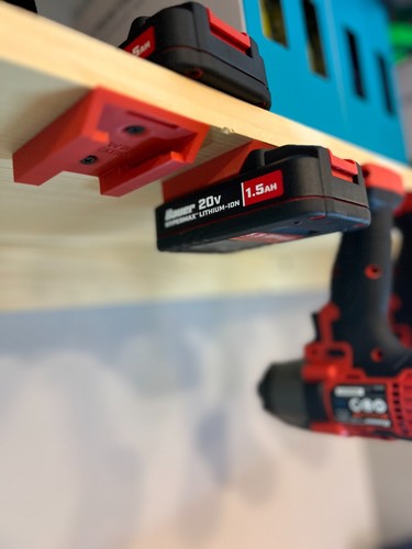 Bauer 20v COMBO Pack Battery and Tool Mount/Hangers/Holders - Picture 6 of 10
