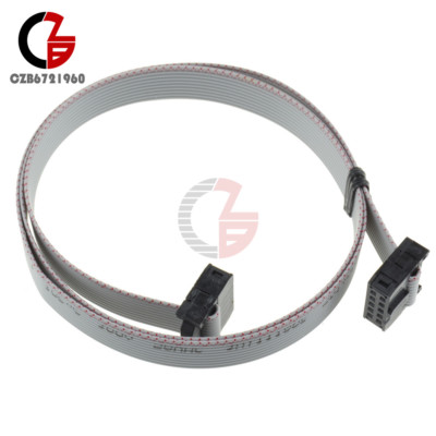 70CM 10 Pin USB ASP ISP JTAG AVR wire 10P IDC Flat Ribbon DATA Cable 2.54mm