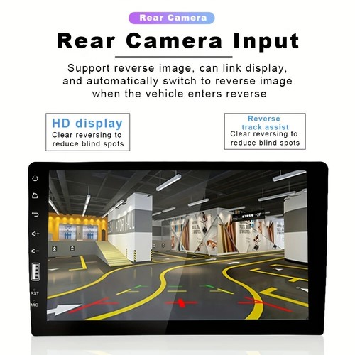 Digital Android Auto Music Console 9” Touch Panel AUX/USB/SD Inputs FM 12V - Picture 3 of 9