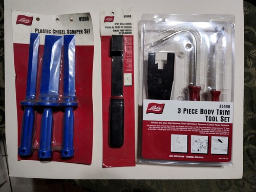 Lisle Tool Lot 81200 Plastic scraper 51880 180° SPOT WELD CHISEL 35400 body Trim