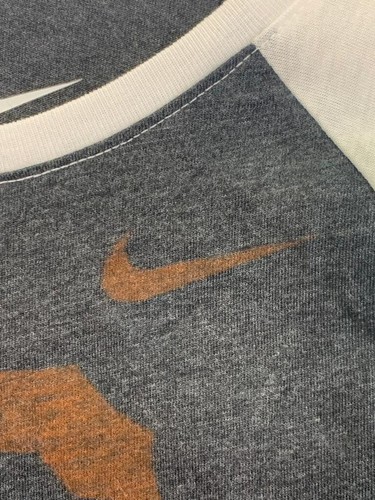 Nike Women s San Francisco Giants Logo Tri-Blend 3/4 Sleeve Raglan T-Shirt, XS - Picture 4 of 7