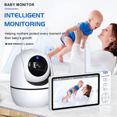 HD Wireless Baby Monitor with Intelligent Monitoring (5-inch Display)