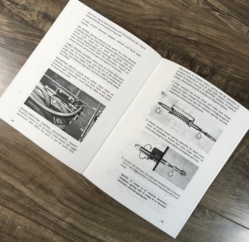 Ditch Witch 350Sx Trencher Plow Tractor Operators Manual Owners Book Maintenance - Picture 6 of 6